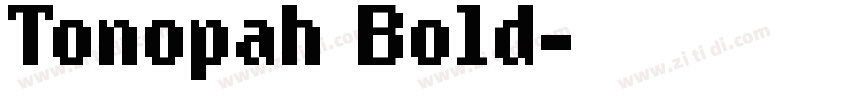 Tonopah Bold字体转换